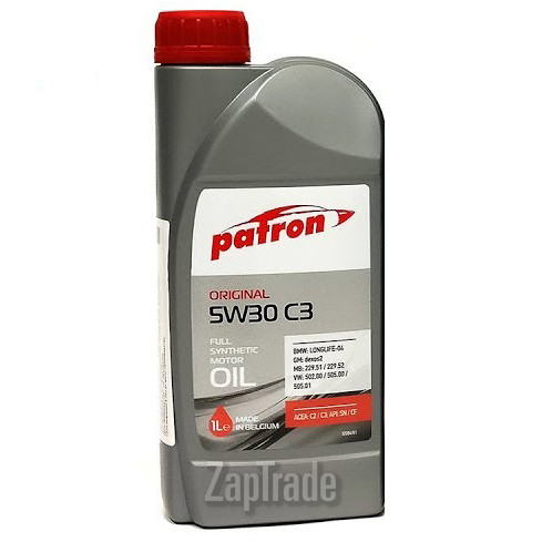 ������ �������� ����� Patron ORIGINAL C3 5W-30 ������������� | ������� 5W30 C3 1L ORIGINAL